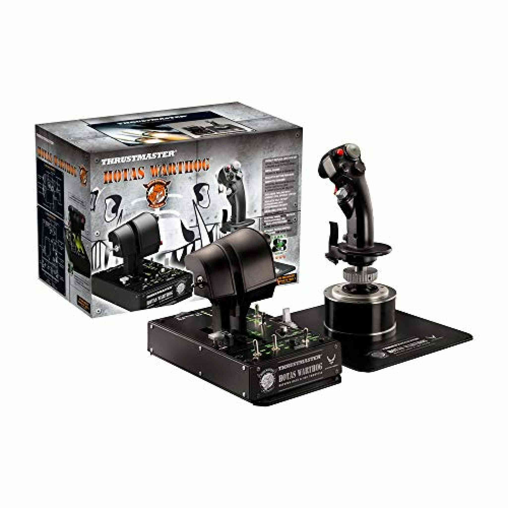 O Trouver Thrustmaster Hotas Warthog R Pliques Du Manche De La Double Manette Des Gaz Et Du