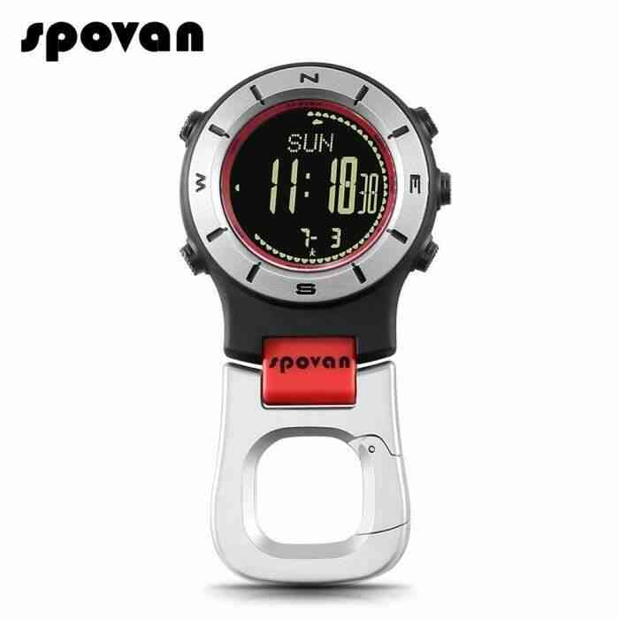 O Trouver SPOVAN Smart Watch Altim tre Barom tre Boussole LED